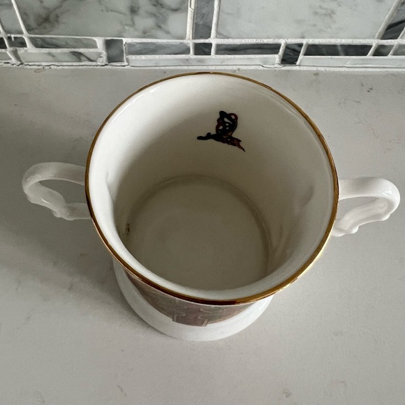 Gifts from Ireland Fine Bone China Mug & Saucer with Gold Trim & Cross - Picture 5 of 8